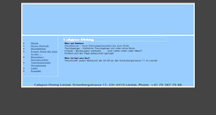 Desktop Screenshot of calypso.ch